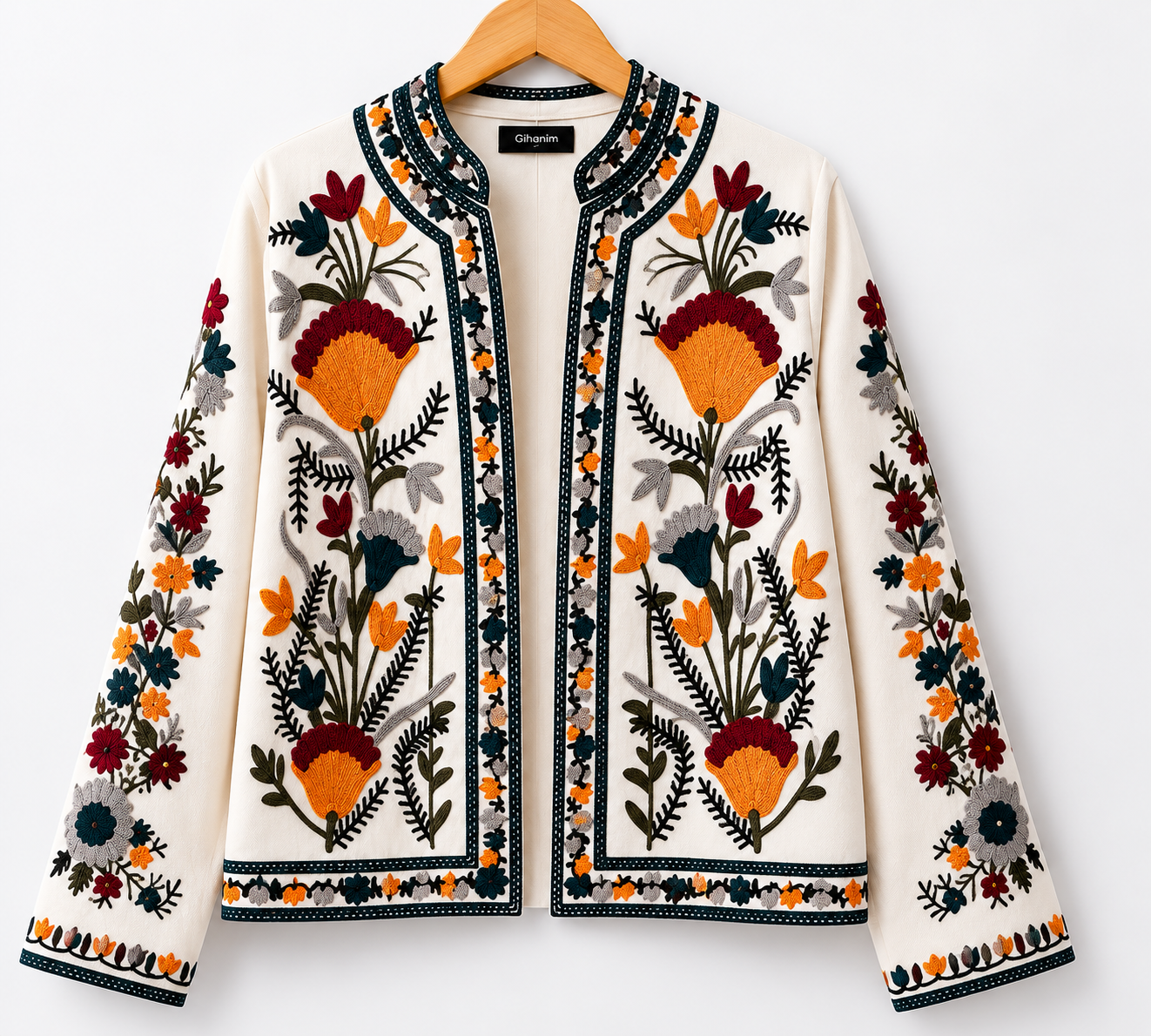 Suzani embroidered jacket