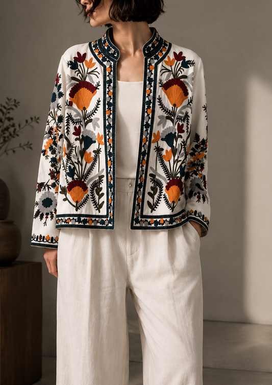 Suzani embroidered jacket