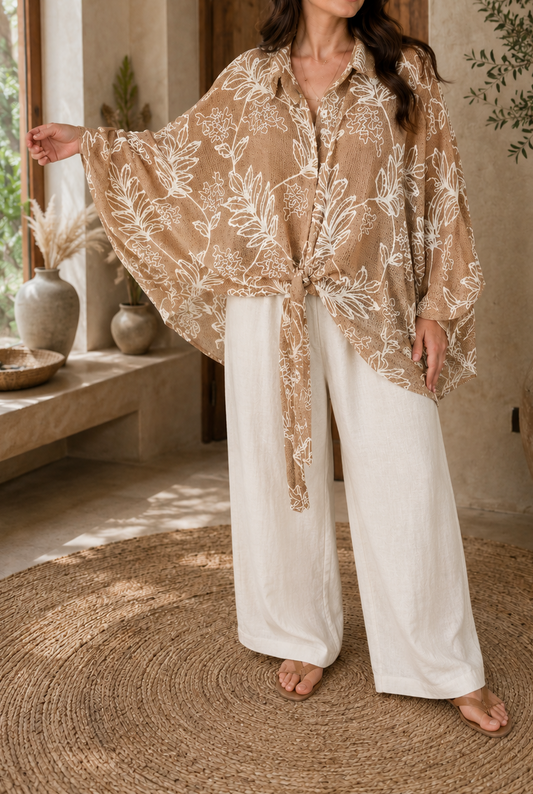 Mesh blouse